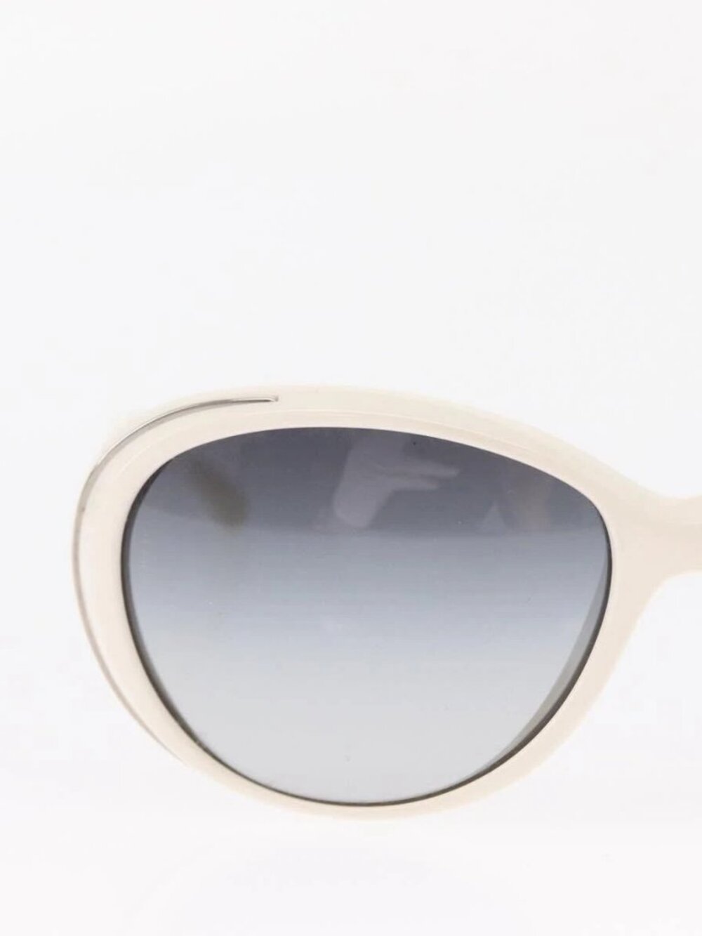 CHANEL Sunglasses plastic White CC Auth BA9081 - Picture 4 of 11